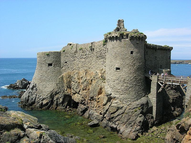 Le vieux château de l'île d'Yeu